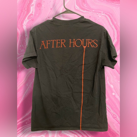 The Weeknd “After Hours” XO Graphic T-Shirt Black Tour Style Tee - Picture 2 of 4